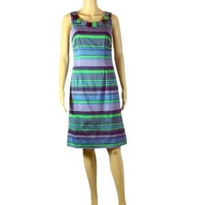 Boden Sleeveless Striped Mod Cotton Dress US 4R